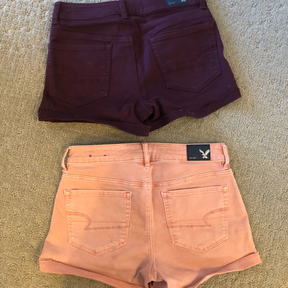 🌿 AMERICAN EAGLE High Rise Shorts. - Picture 2 of 7